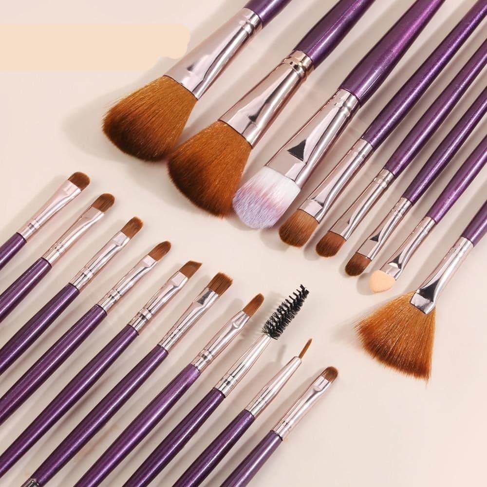 Makeup Brushes Tool Set 6/15/18/20Pcs - Ammpoure Wellbeing