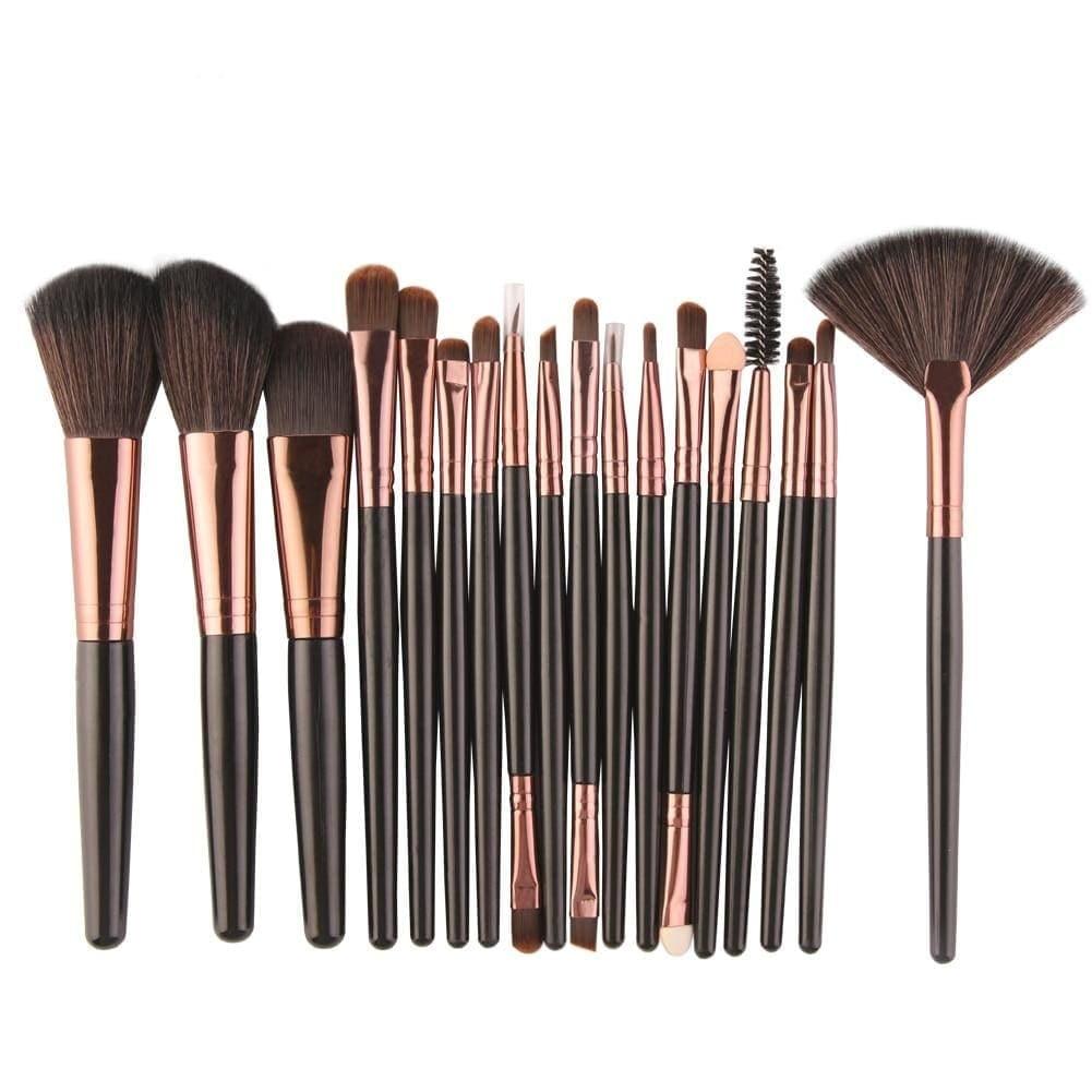 Makeup Brushes Tool Set 6/15/18/20Pcs - Ammpoure Wellbeing