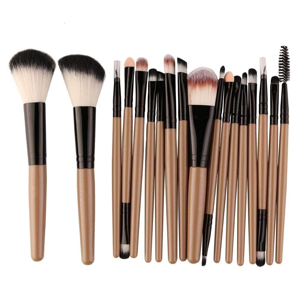Makeup Brushes Tool Set 6/15/18/20Pcs - Ammpoure Wellbeing
