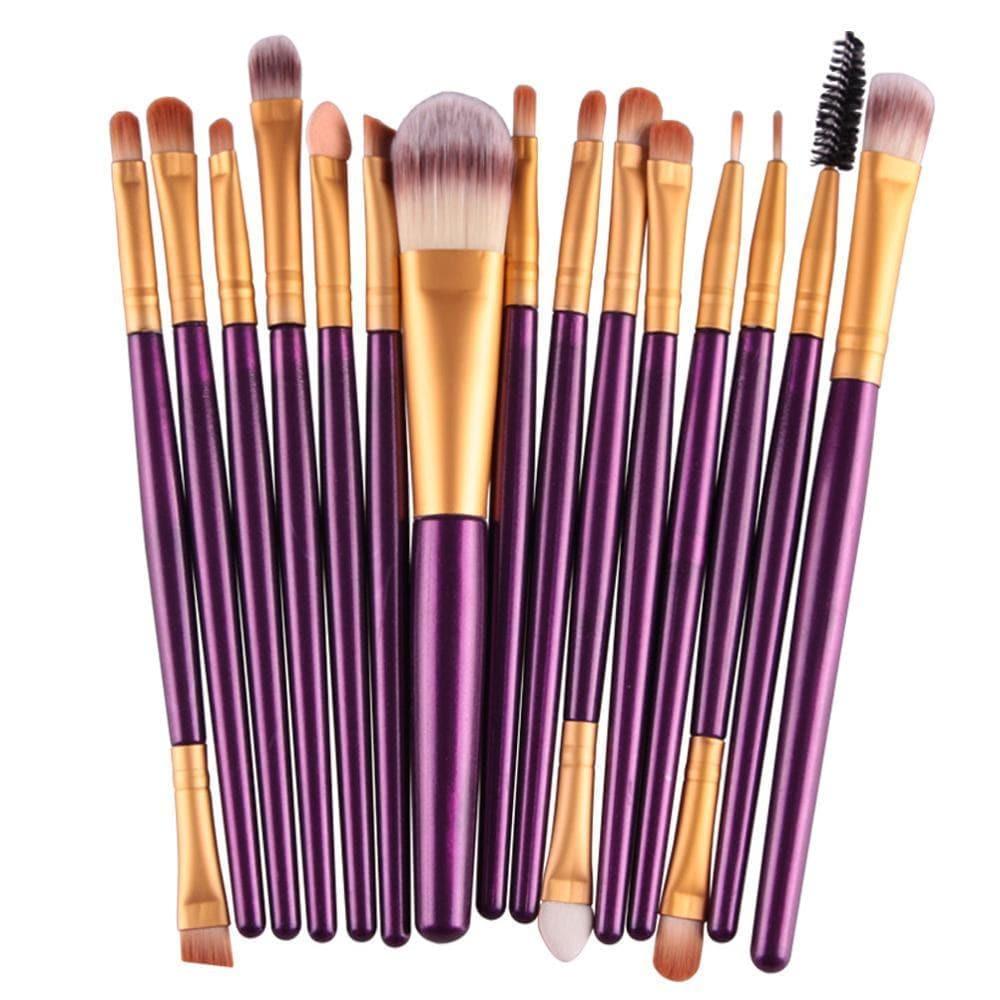 Makeup Brushes Tool Set 6/15/18/20Pcs - Ammpoure Wellbeing