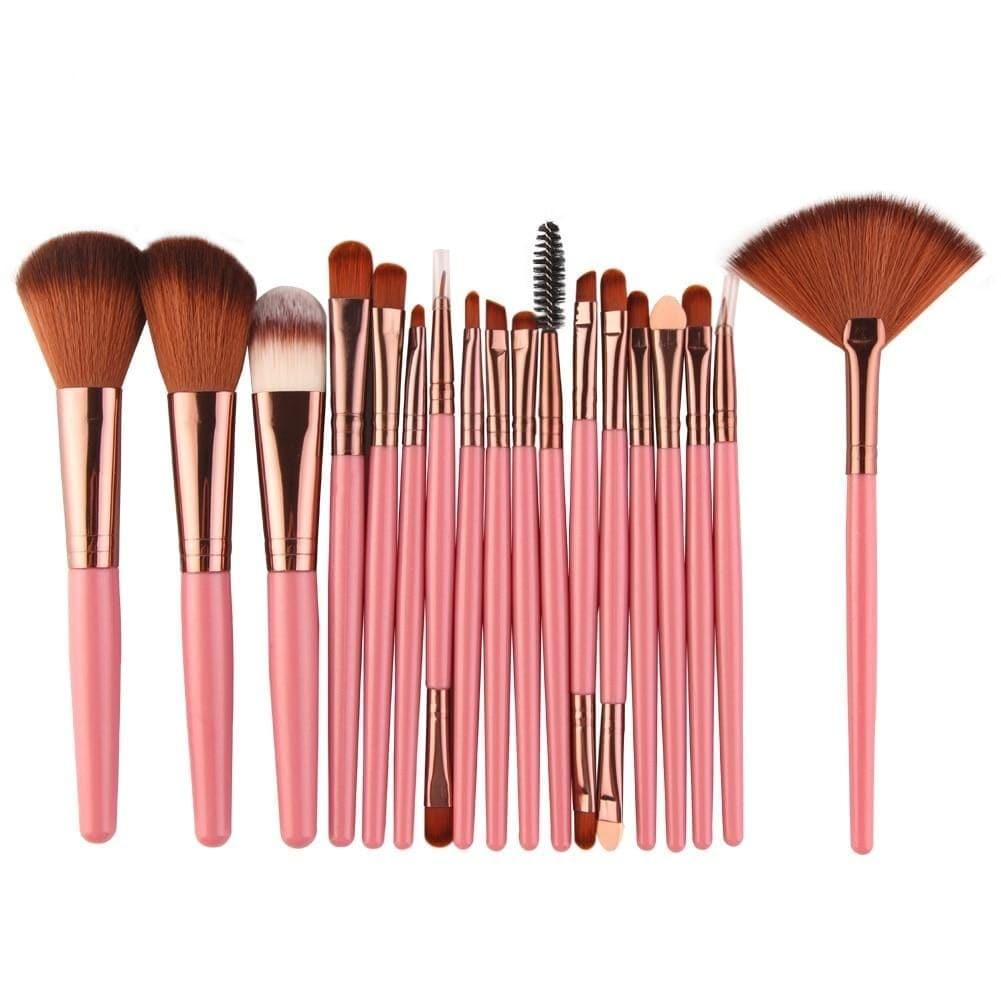 Makeup Brushes Tool Set 6/15/18/20Pcs - Ammpoure Wellbeing