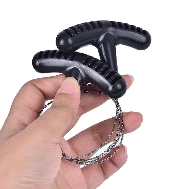 Manual Hand Steel Travel Tools Outdoor Camping Hiking Rope Chain Saw Practical Portable Emergency Survival Gear Steel Wire Kits - Ammpoure Wellbeing