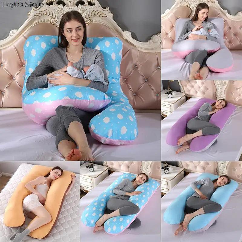 Maternity Pregnancy Boyfriend Arm Body Sleeping Pillow Case Covers Sleep U Shape Cushion Cover Maternity U - shape Pillow Case - Ammpoure Wellbeing