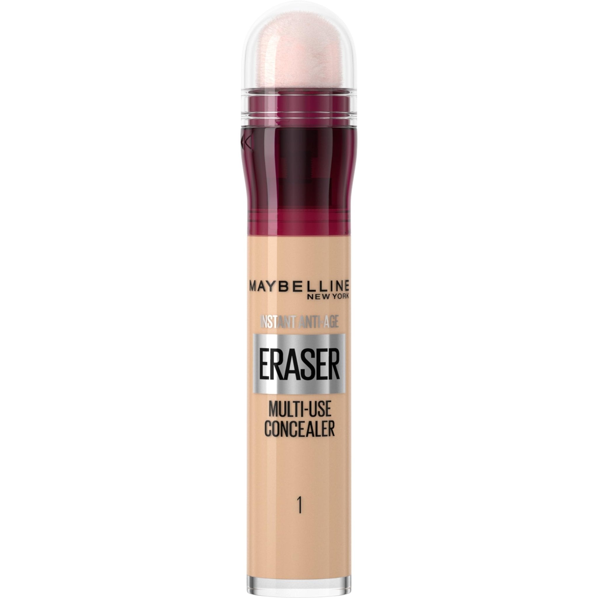 Maybelline Concealer Instant Anti Age Eraser Eye Concealer, Dark Circles and Blemish Concealer, Ultra Blendable Formula 01 Light - Ammpoure Wellbeing