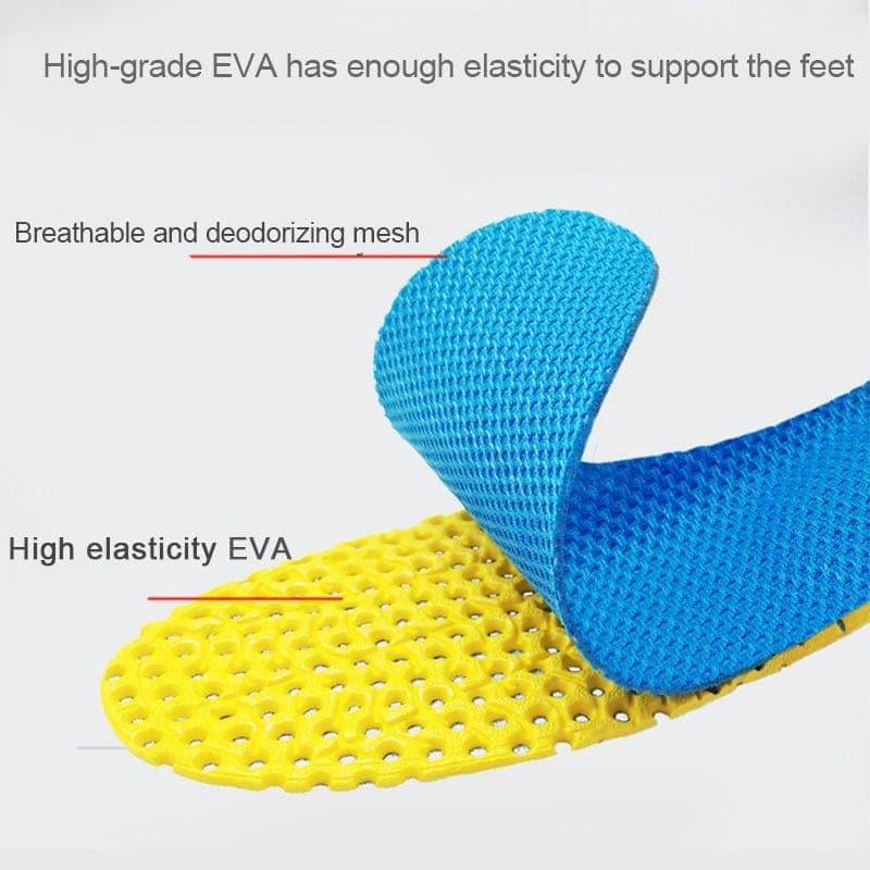 Memory Foam Insoles For Shoes Sole Mesh Deodorant Breathable Cushion Running Insoles For Feet Man Women Orthopedic Insoles - Ammpoure Wellbeing