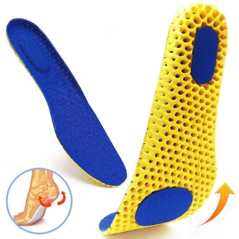 Memory Foam Insoles For Shoes Sole Mesh Deodorant Breathable Cushion Running Insoles For Feet Man Women Orthopedic Insoles - Ammpoure Wellbeing