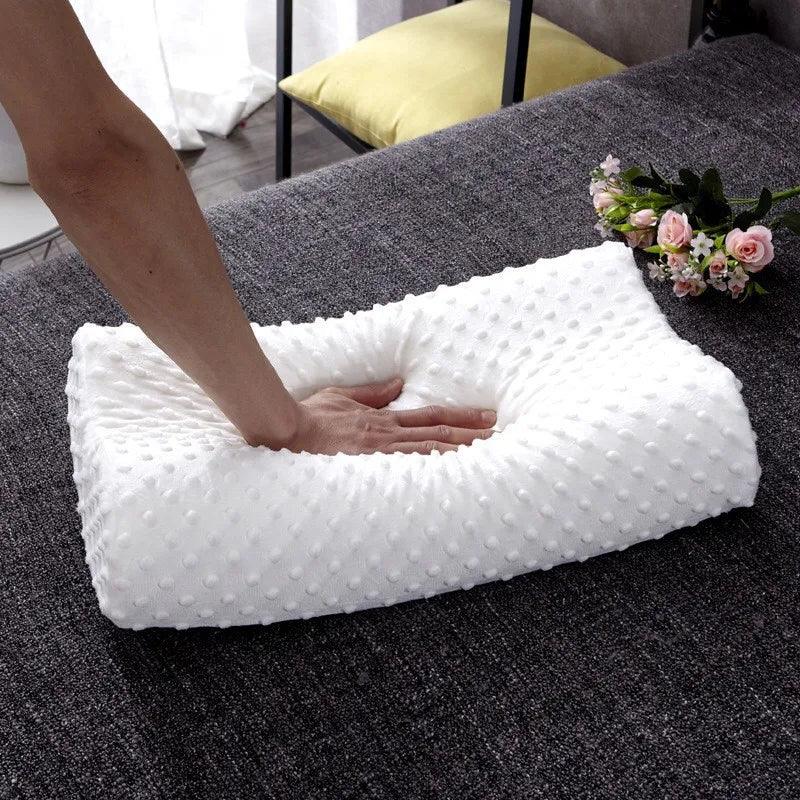 Memory Foam Pillow for Sleeping Adjustable Side Sleeper Pillow for Neck Shoulder Pain Relief Orthopedic Contour Pillow JAF028 - Ammpoure Wellbeing