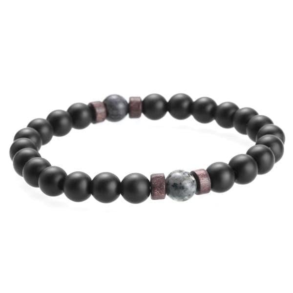 Men Bracelet Natural Moonstone Bead Tibetan Buddha Bracelet - Ammpoure Wellbeing