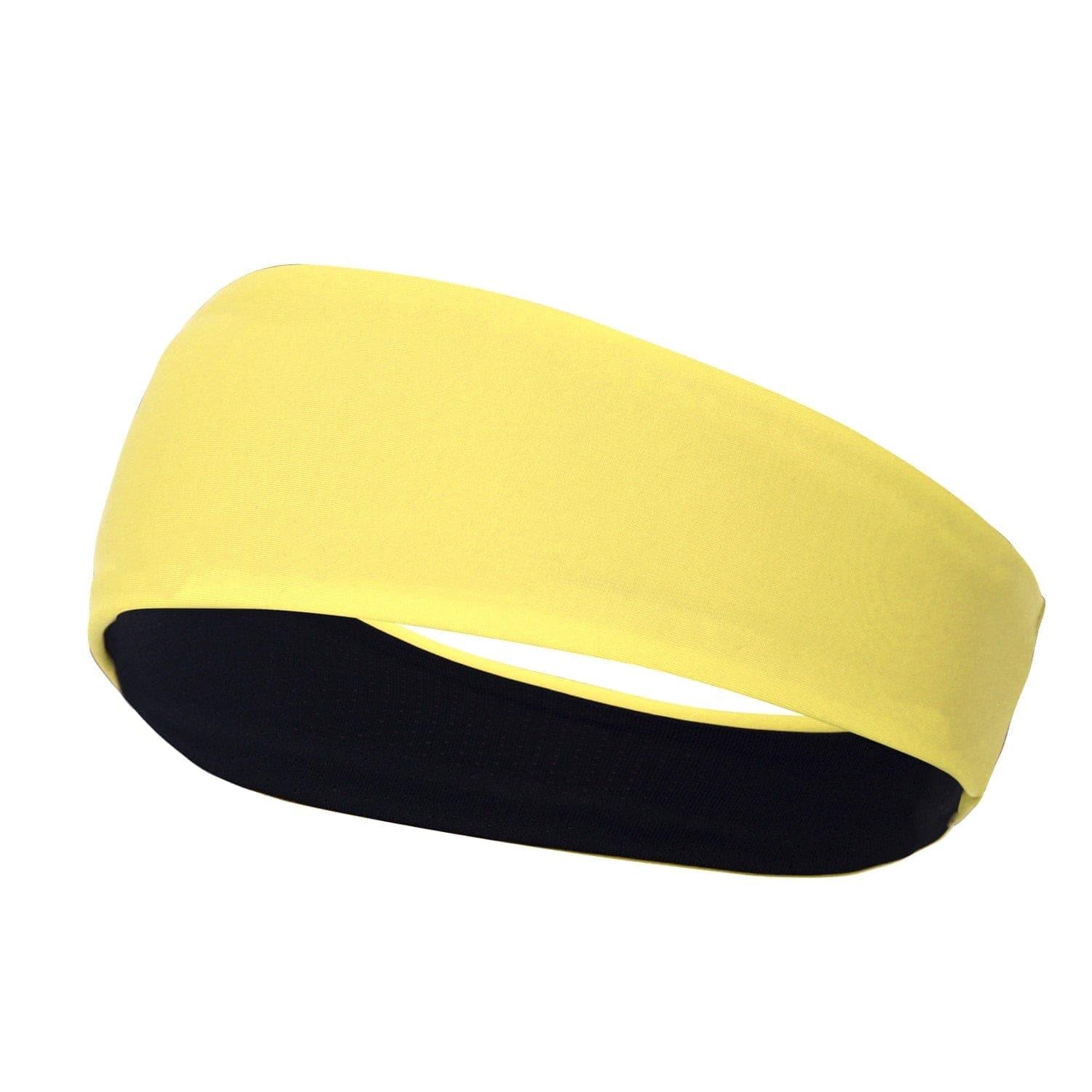 Men sweatband sports Headband Stretch Elastic Women Yoga Running hair band for men Outdoor Sport Headwrap Fitness Sports safety - Ammpoure Wellbeing