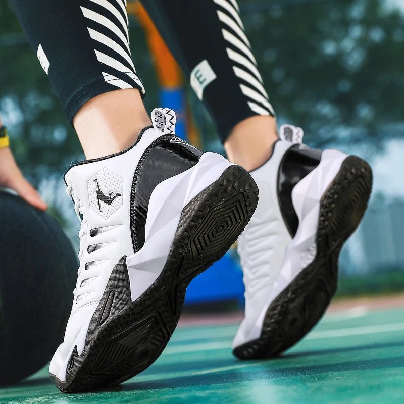 Men's Basketball Shoes Breathable Cushioning Non - Slip Wearable Sports Shoes Gym Training Athletic Basketball Sneakers for Women - Ammpoure Wellbeing