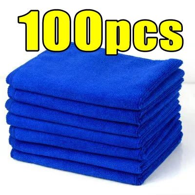 Microfiber Cleaning Cloths Lint Free Microfiber Cleaning Towel Cloths Reusable Cleaning Towels w/ Super Absorbent for Car Window - Ammpoure Wellbeing