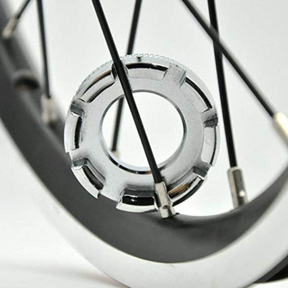 Mini Cycle Spoke Nipple Key Bike Bicycle Wheel Rim 8 Way Wrench Spanner Bike Repair Tool Durable Portable Hand Tools - Ammpoure Wellbeing