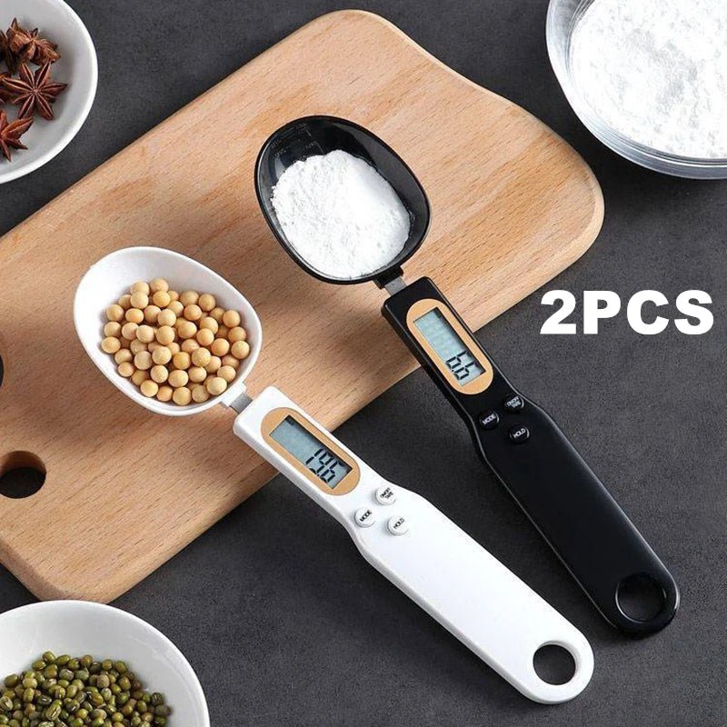 Mini Spoon Scale Digital Kitchen Scale Electronic LCD Food Scale 0.1 - 500g Cooking Flour Milk Coffee Powder Weight Measure Spoon - Ammpoure Wellbeing