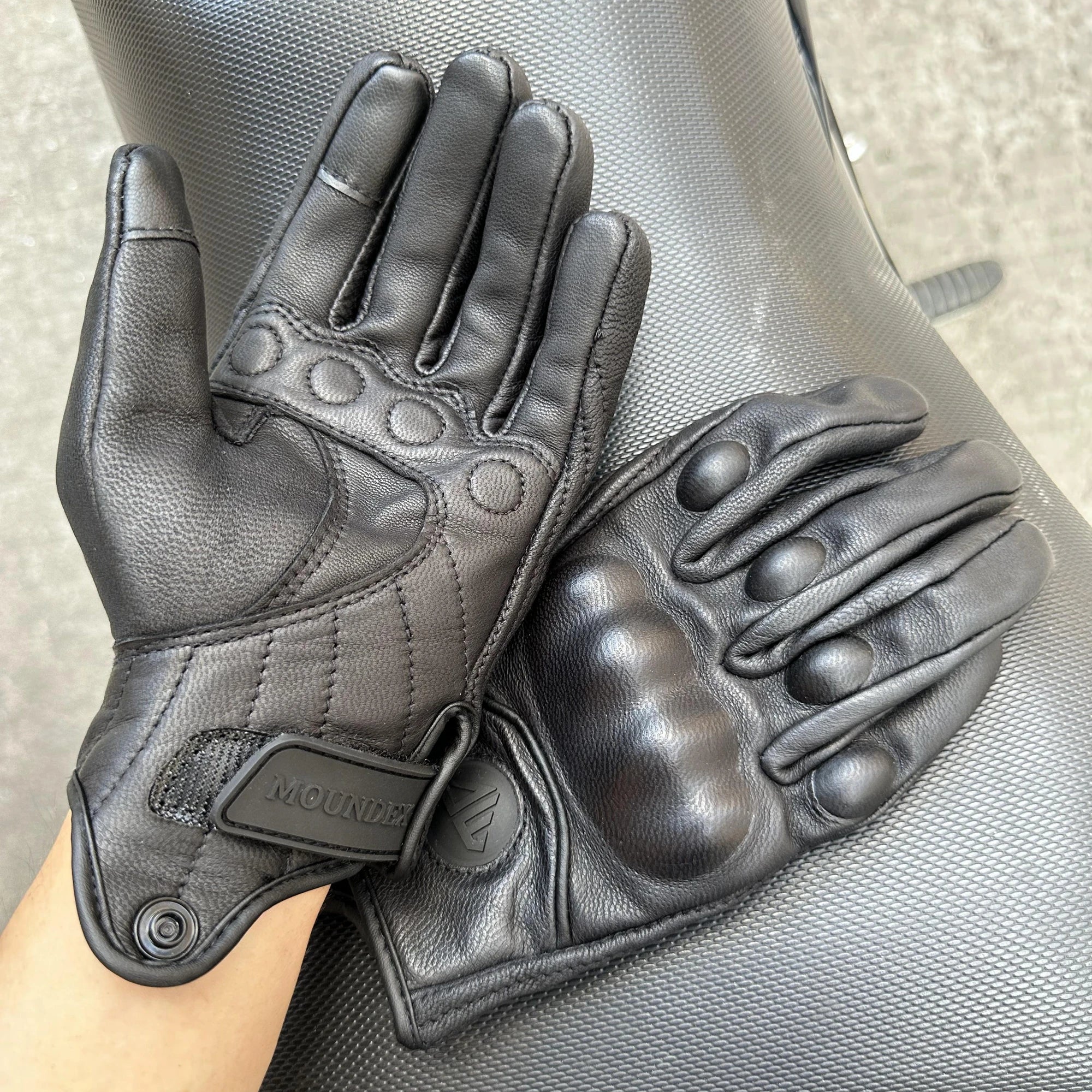 Motorcycle Gloves Men Women Moto Leather Cycling Winter Glove Motorbike Motorcross ATV Motor New S - 3XL XXL Bicycle Protection - Ammpoure Wellbeing