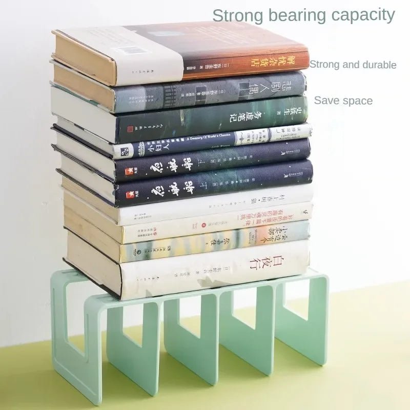 Multi - function Book Magazine Bookshelf Storage Stand Desk Organizer Holder for Book Magazine CD Files School Office Supplies - Ammpoure Wellbeing