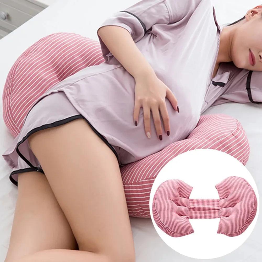 Multi - function U Shape Pregnant Women Sleeping Support Pillow Bamboo Fiber Cotton Side Sleepers Pregnancy Body Pillows For Mater - Ammpoure Wellbeing