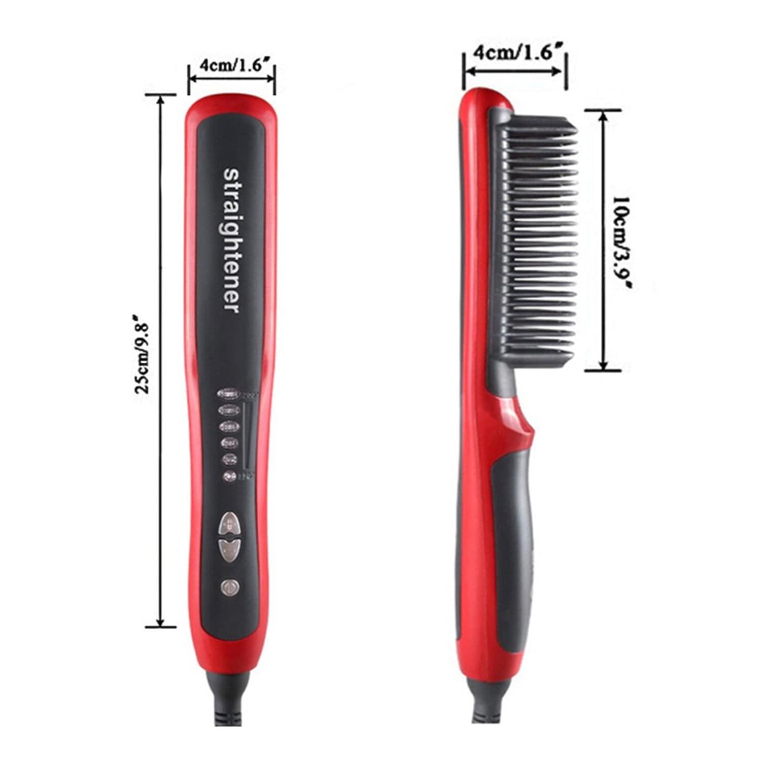 Multifunctional Hair Straightener Comb Anti - Scald Hair Straightening Brush Comb Fast Heating Hair Straightener - Ammpoure Wellbeing