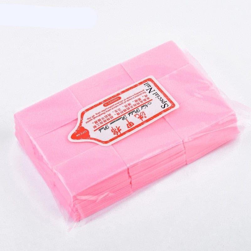 Nail Polish Remover Wipes Cleaning Lint Free Paper Pad Soak off Remover Manicure tool - Ammpoure Wellbeing