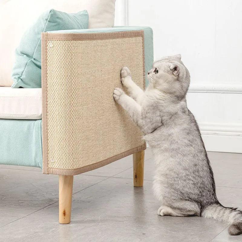 Natural Bamboo Cat Scratcher Sofa Mats Board Cat Scratch for Sharpen Nails Scraper Pet Tree Toys Chair Sofa Furniture Protector - Ammpoure Wellbeing