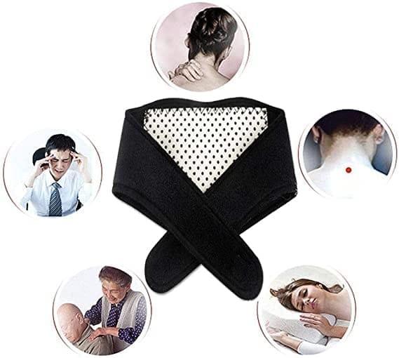 Neck Support Massager 1Pc Tourmaline Self - heating Neck Belt - Ammpoure Wellbeing