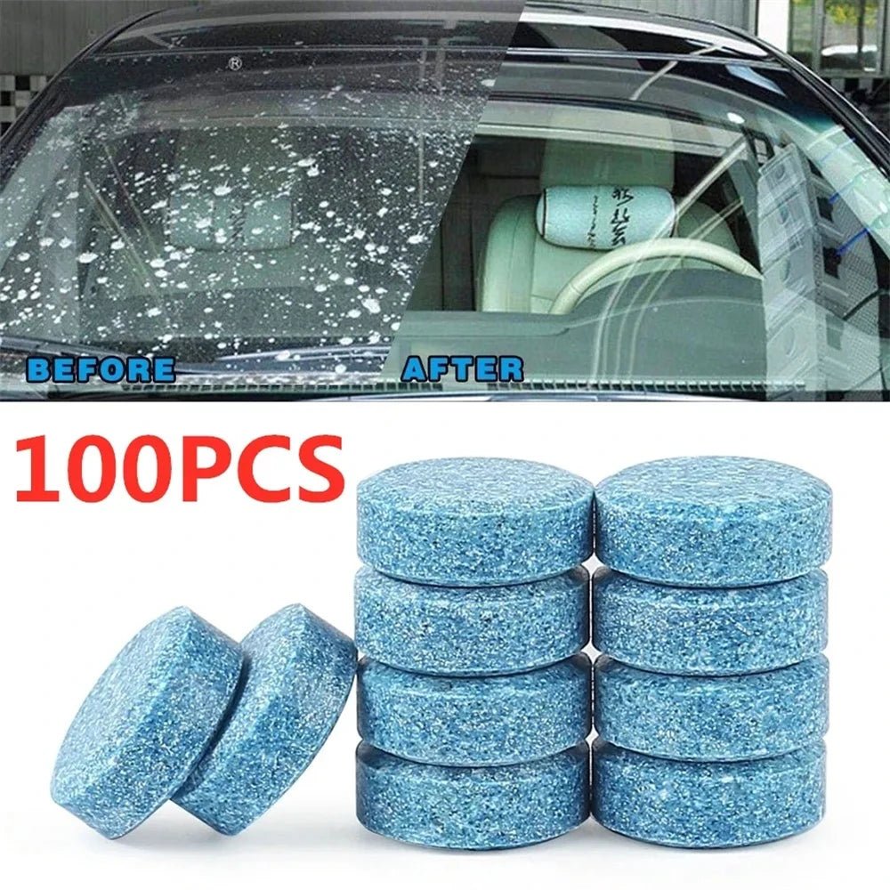 New Car Windshield Cleaner Car Effervescent Tablet Glass Water Solid Cleaner Universal Automobile Accessories Spray Cleaner - Ammpoure Wellbeing