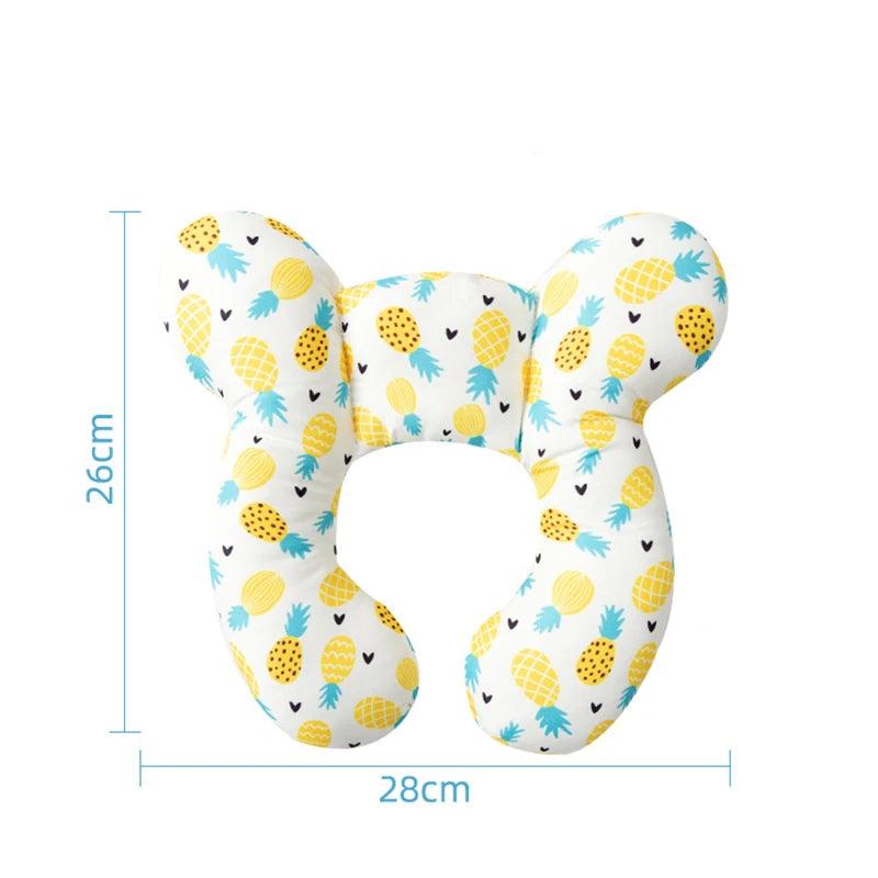 New cartoon children's U - shaped pillow, cotton soft baby pillow, travel car children's pillow, multi - functional stroller pillow - Ammpoure Wellbeing