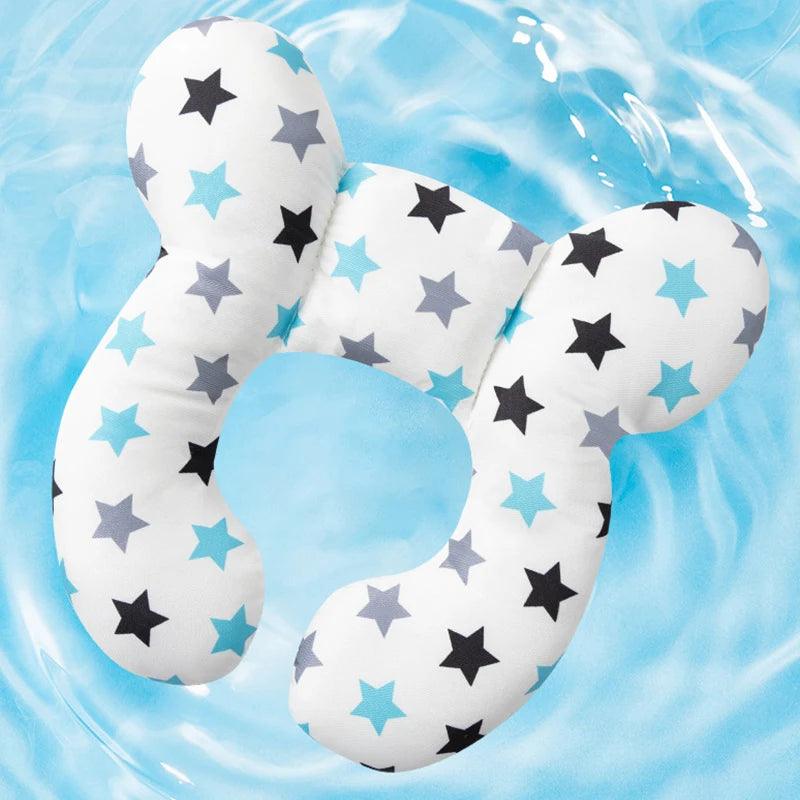 New cartoon children's U - shaped pillow, cotton soft baby pillow, travel car children's pillow, multi - functional stroller pillow - Ammpoure Wellbeing