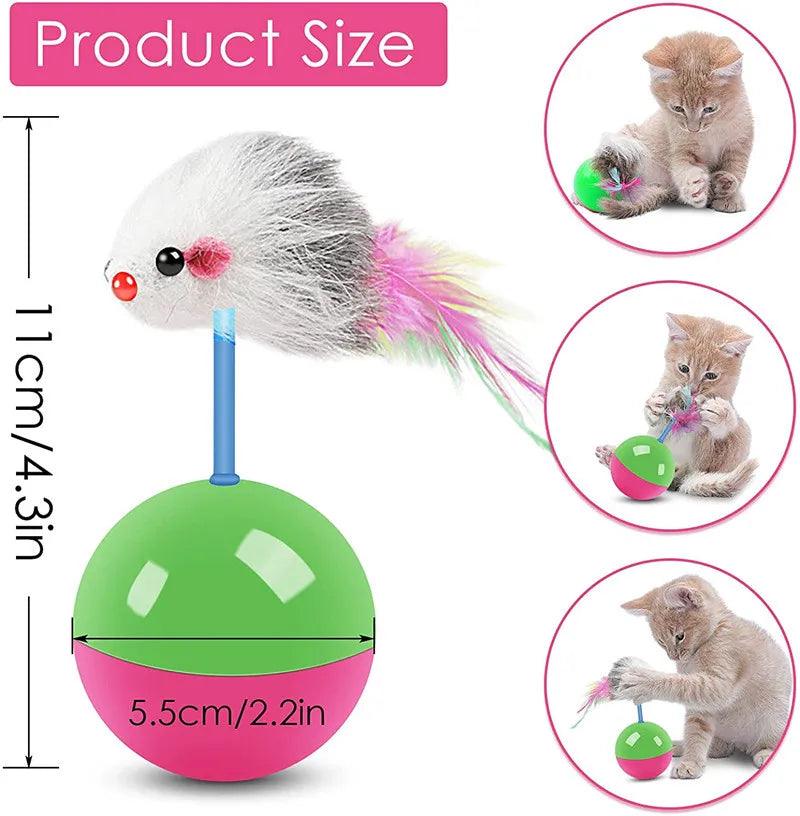 New cat toys set Mouse not tumbler fun teasing cats and dogs self high toys pet supplies set of toys teasing cat toys - Ammpoure Wellbeing