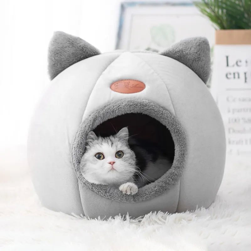 New Deep Sleep Comfort In Winter Cat Bed Iittle Mat Basket Small Dog House Products Pets Tent Cozy Cave Nest Indoor Cama Gato - Ammpoure Wellbeing