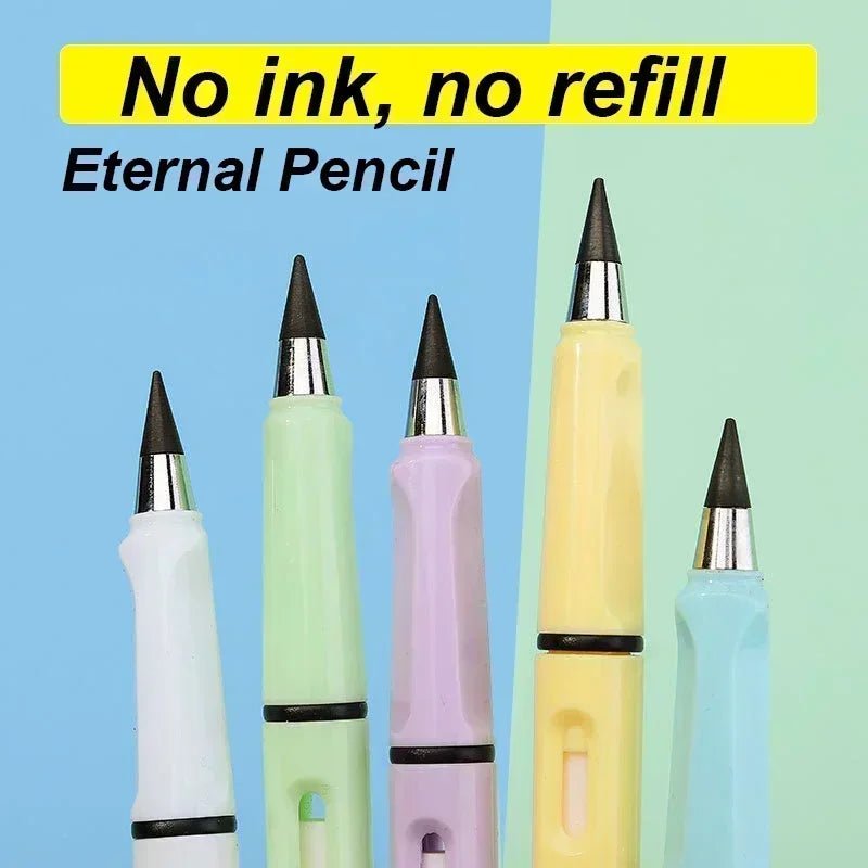 New Technology Pencil Unlimited Writing Durable No Ink Eternal Pencils Art Sketch Painting Tools Kid Gift School Stationery - Ammpoure Wellbeing