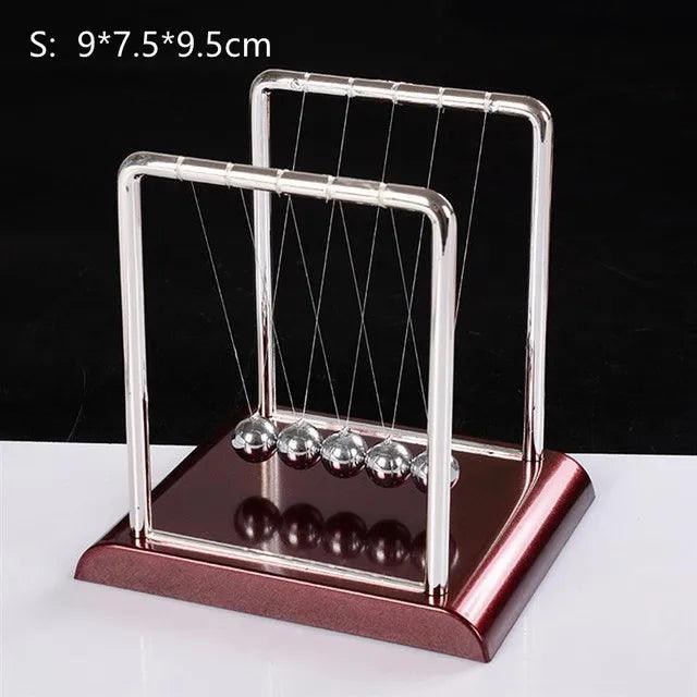 Newtons Cradle Balance Steel Ball Perpetual Motion Collision Ball Physics Science School Teaching Supplies Desk Home Furnishings - Ammpoure Wellbeing