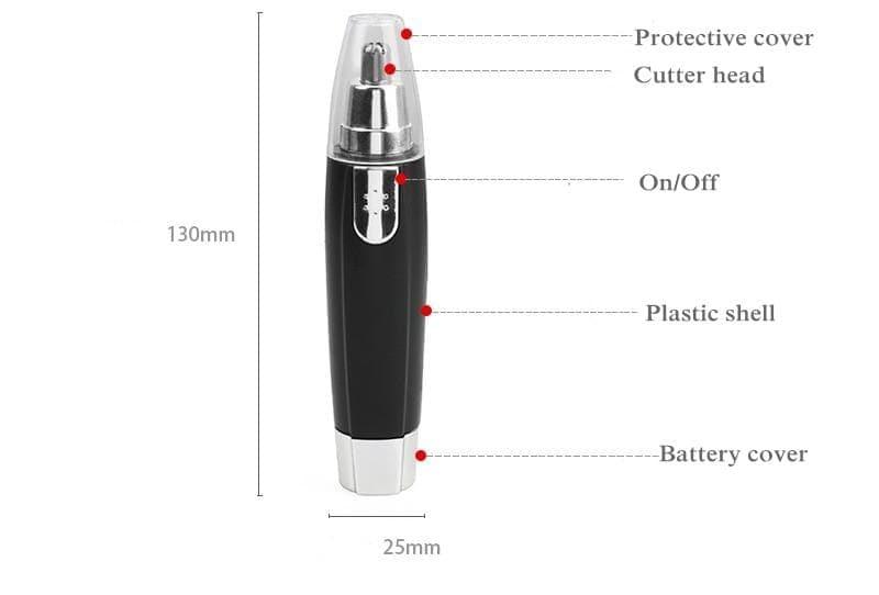 Nose hair, Eyebrow, Ear hair Trimmer for Men and Women UK - Ammpoure Wellbeing