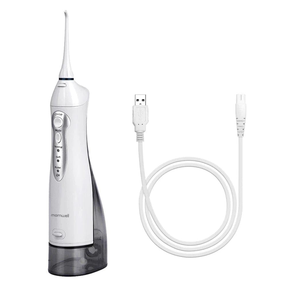 Oral Irrigator USB Rechargeable Dental Water Flosser Portable 300ML - Ammpoure Wellbeing