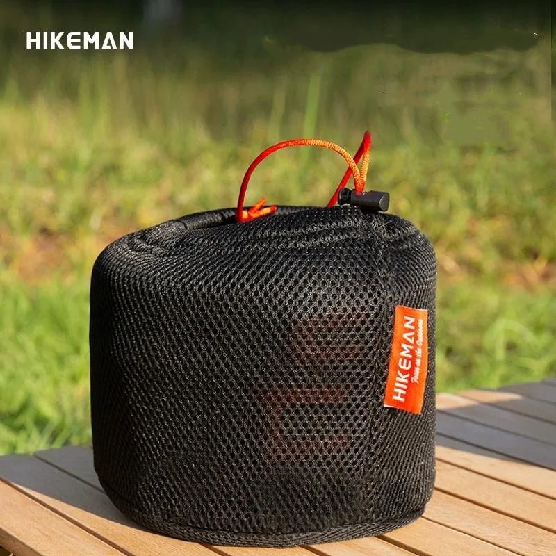 Outdoor Camping Pot Storage Bag Portable Picnic Cookware Storage Bag Sandwich Mesh Drawstring Pocket - Ammpoure Wellbeing