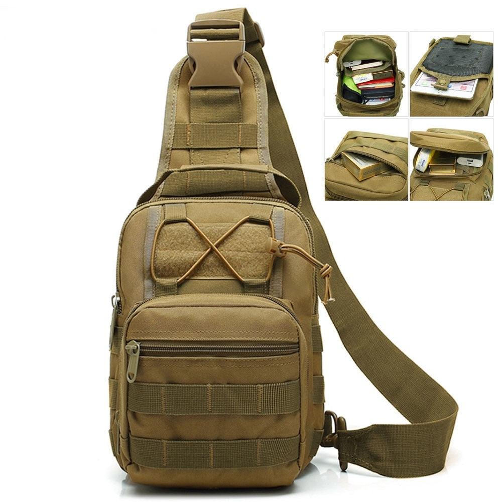 Outdoor Military Tactical Sling Sport Travel Chest Bag Shoulder Bag For Men Women Crossbody Bags Hiking Camping Equipment - Ammpoure Wellbeing