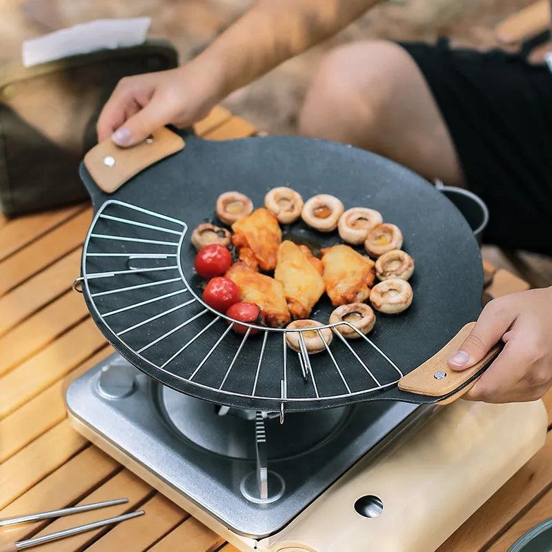 Pan Handle Anti Scald Heat Resistant Insulated Grip Replacement for Sauce Grill Pan BBQ Griddle Outdoor Camping - Ammpoure Wellbeing