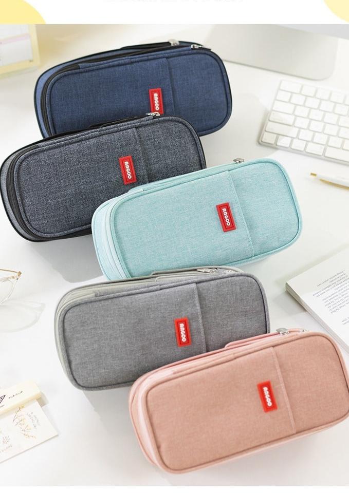 Pencil Cases Large Capacity Pencil Bag Pouch Holder Box for Girls Boy Office Student Stationery Organizer School Supplies - Ammpoure Wellbeing