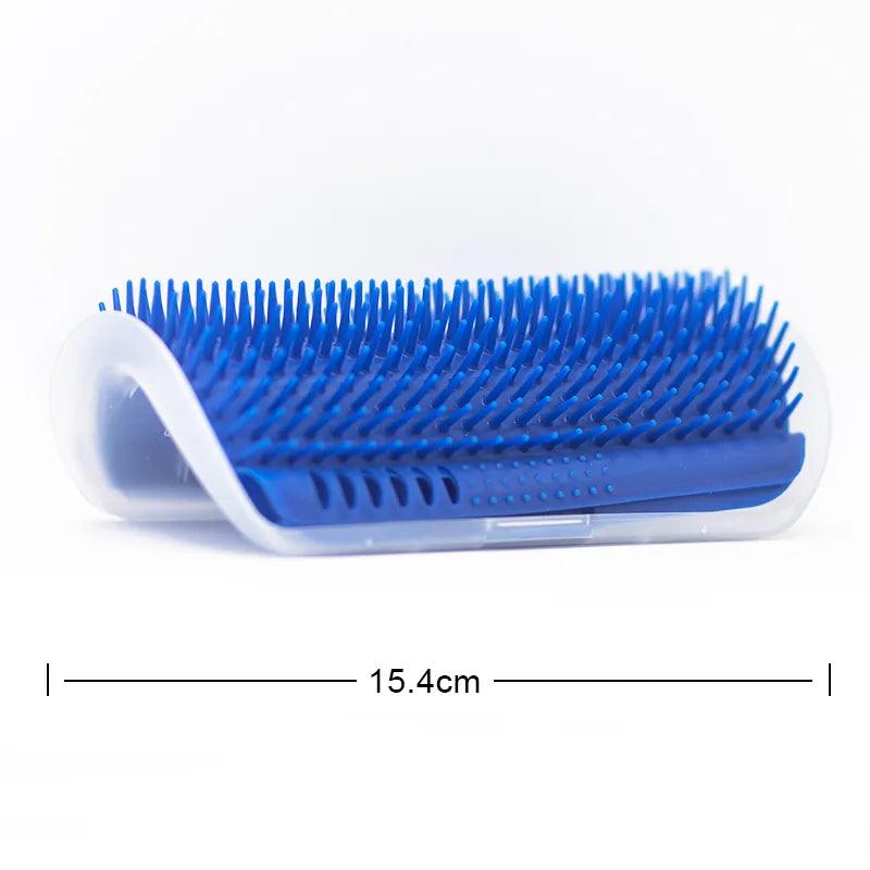 Pet Brush Comb Play Cat Toy Softer Cat Self Groomer Massage Comb with Catnip Cat Face Scratcher for Kitten Puppy Cat Accessories - Ammpoure Wellbeing