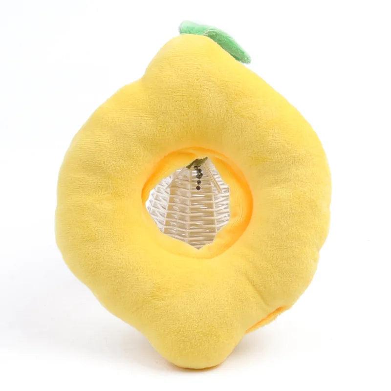 Pet Cat Dog Elizabeth Circle Collar Fruit Shape Cotton Adjustable Postoperative Protection Anti - Scratch Biting Pet Head Cover - Ammpoure Wellbeing