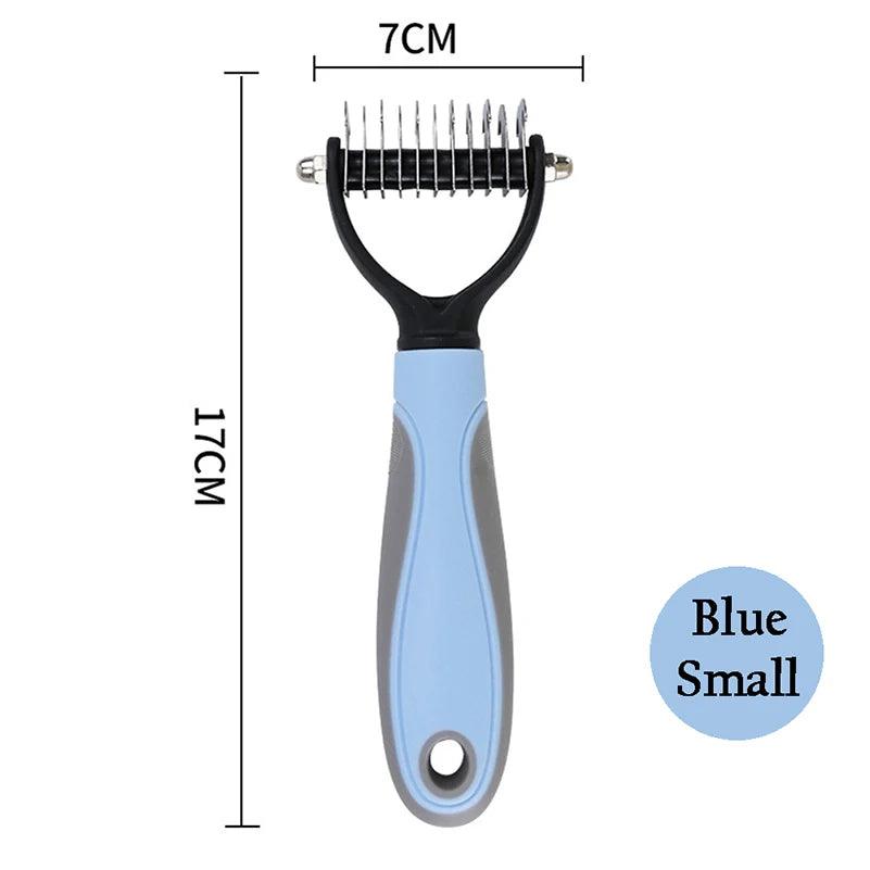 Pets Fur Knot Cutter Dog Pet Deshedding Tools Pet Cat Hair Removal Comb Brushes Dogs Grooming Shedding Supplies - Ammpoure Wellbeing