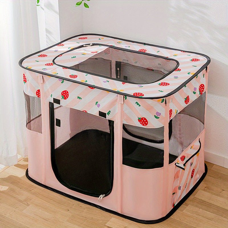 Portable Foldable Pet Playpen, Pets Houses For Dogs And Cats, Collapsible Kennel For Dogs, Cats, And Rabbits - Ammpoure Wellbeing