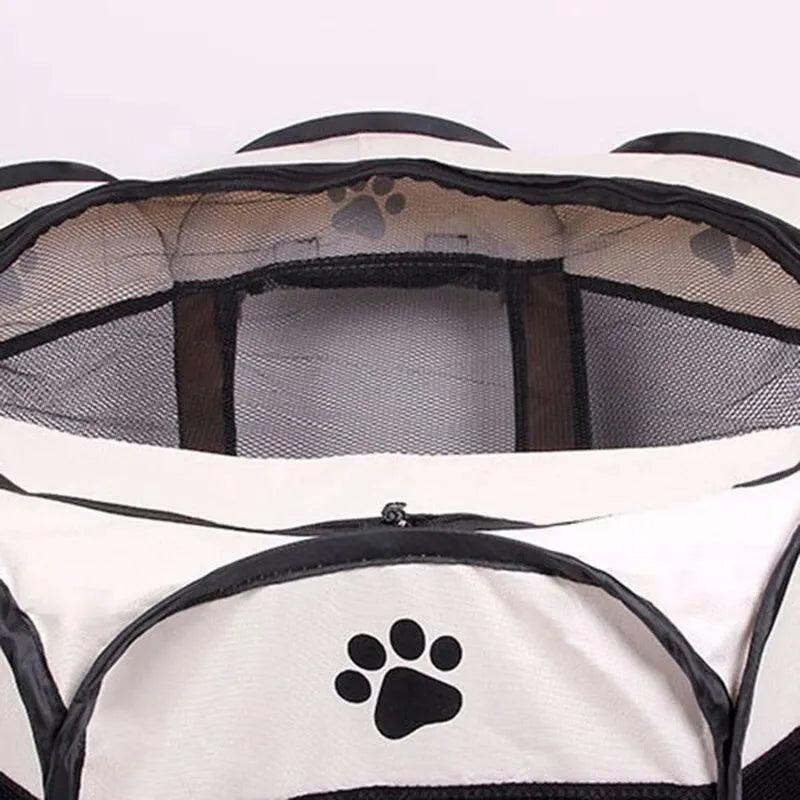 Portable Foldable Pet Tent Kennel Octagonal Fence Puppy Shelter Easy To Use Outdoor Easy Operation Large Dog Cages Cat Fences - Ammpoure Wellbeing