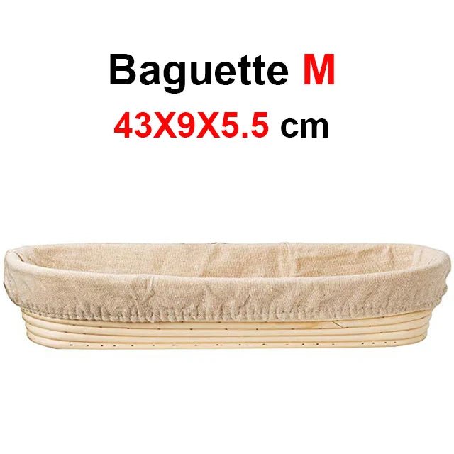 Rattan Bread Proofing Basket Natural Oval Rattan Wicker Dough Fermentation Sourdough Banneton Bread Basket - Ammpoure Wellbeing