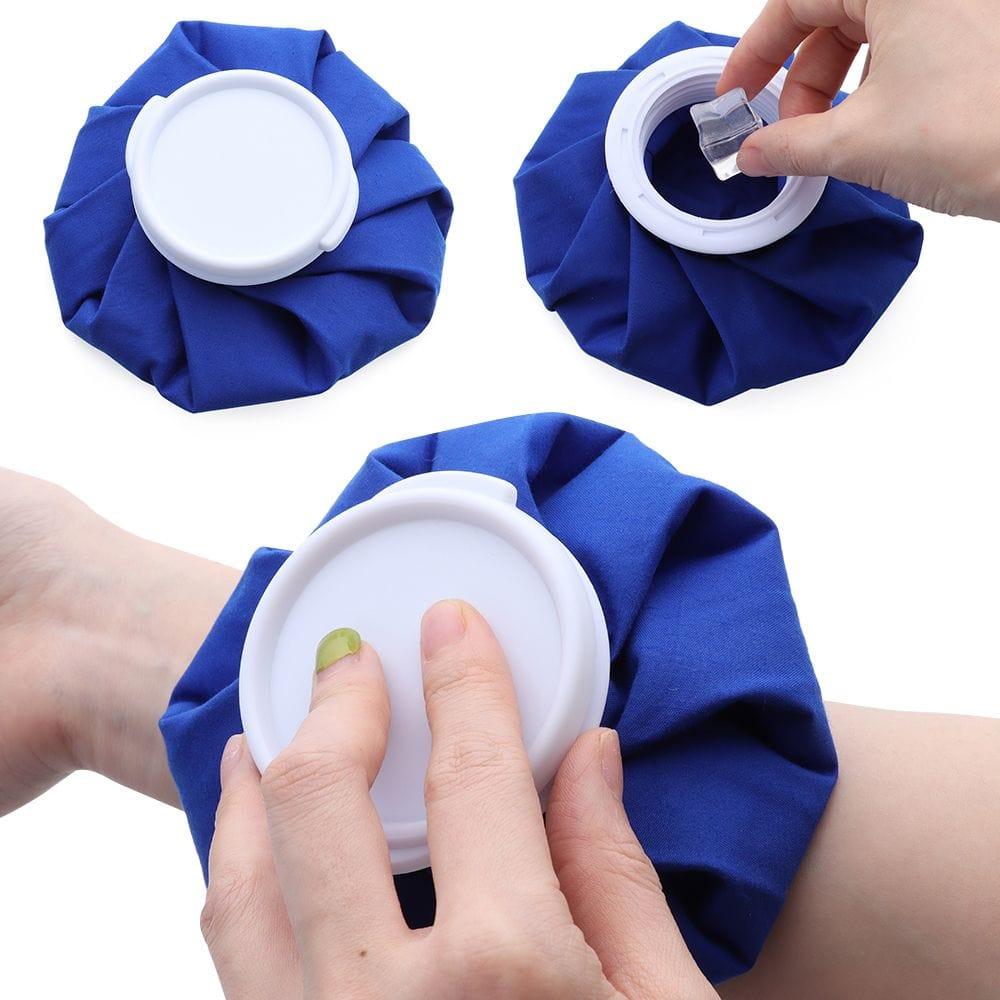 Reusable Ice Bags Medical Cold Pack Hot Water Bag for Injuries Pain Relief Health Care Therapy Ice Pack for Knee Head Leg - Ammpoure Wellbeing