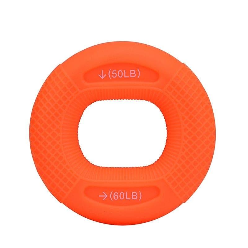 Silicone Adjustable Hand Grip 20 - 80LB Gripping Ring Finger Forearm Trainer Carpal Expander Muscle Workout Exercise Gym Fitness - Ammpoure Wellbeing