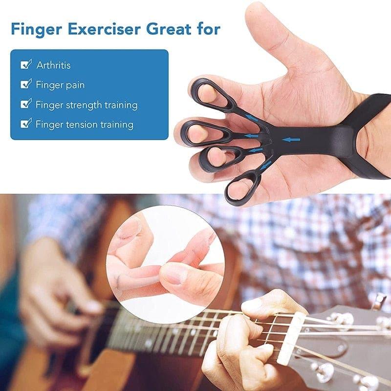 Silicone Grip Device Finger Exercise Stretcher Arthritis Hand Grip Trainer Strengthen Rehabilitation Training To Relieve Pain - Ammpoure Wellbeing