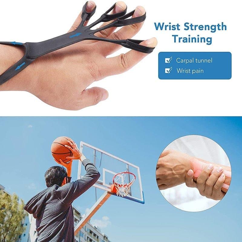 Silicone Grip Device Finger Exercise Stretcher Arthritis Hand Grip Trainer Strengthen Rehabilitation Training To Relieve Pain - Ammpoure Wellbeing