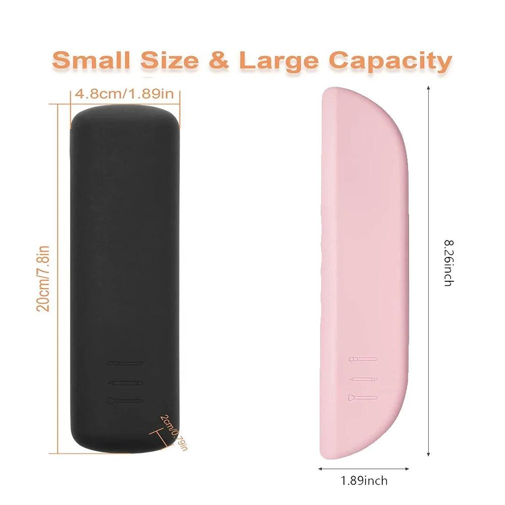 Silicone Makeup Brush Travel Case Waterproof Makeup Brush Travel Holder For All Brushes Sac De Rangement Fast Drop Shipping - Ammpoure Wellbeing