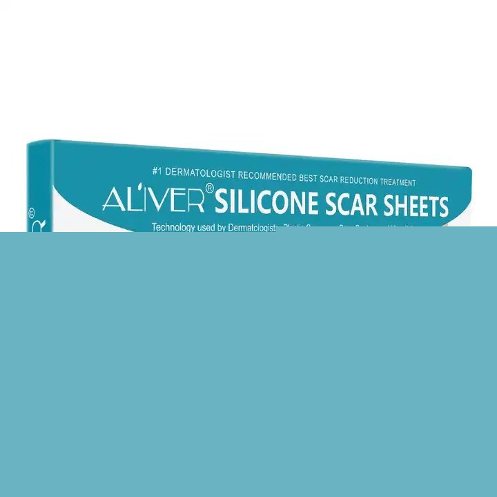 Silicone Scar Sheets, Professional for Scars Caused by C - Section, Surgery, Burn, Keloid, Acne, and More, Drug - Free, Soft Silicone Scar Strips, Scar Removal 5.9"×1.6", 4 Sheets (2 Month Supply) - Ammpoure Wellbeing
