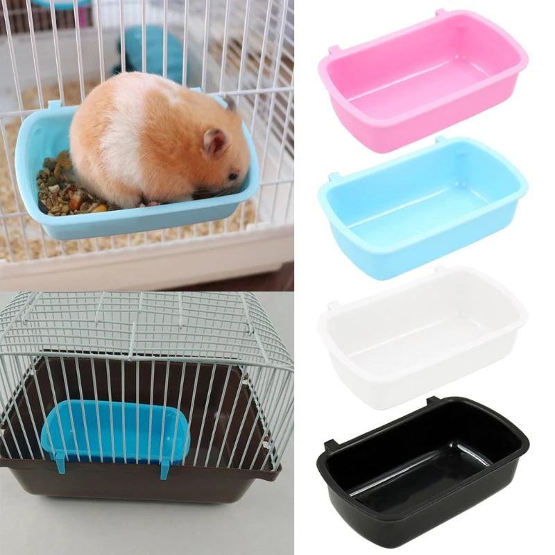 Small Pet Food Feeder Bowl Hamster Cage Hook Up Hanging Bowl Water Drinking Device Bird Squirrel Rabbit Feeding Cup - Ammpoure Wellbeing